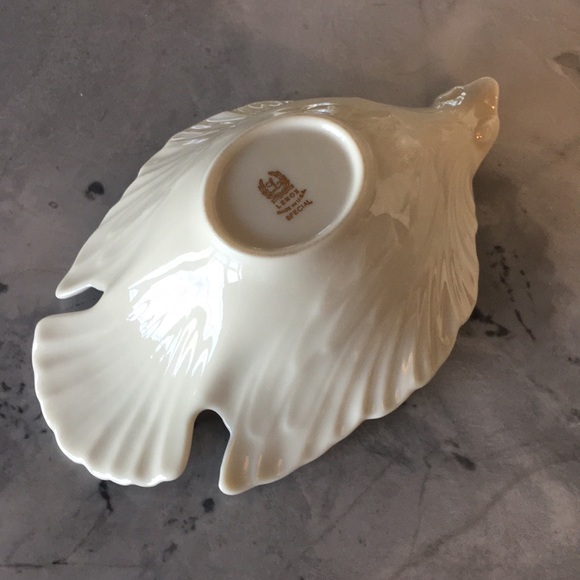 Lenox China Dove Dish 24kt Gold Trim - Picture 6 of 8